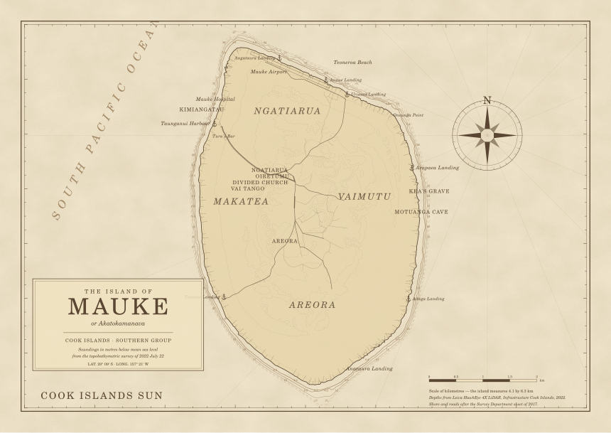 Admiralty Chart, Mauke
