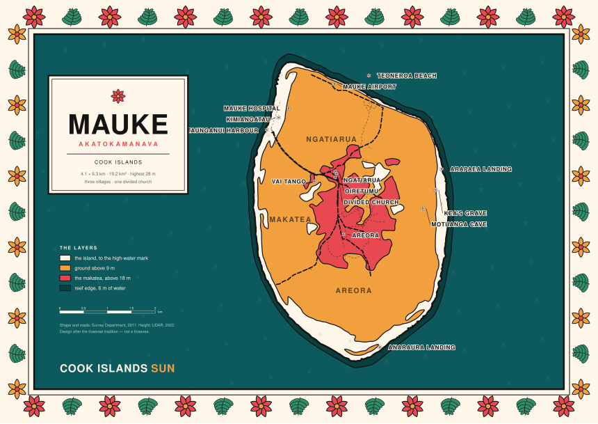 Tivaevae, Mauke