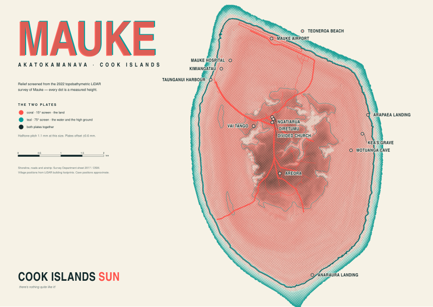 Risograph Duotone, Mauke
